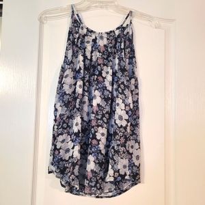 Ann Taylor back tie halter top